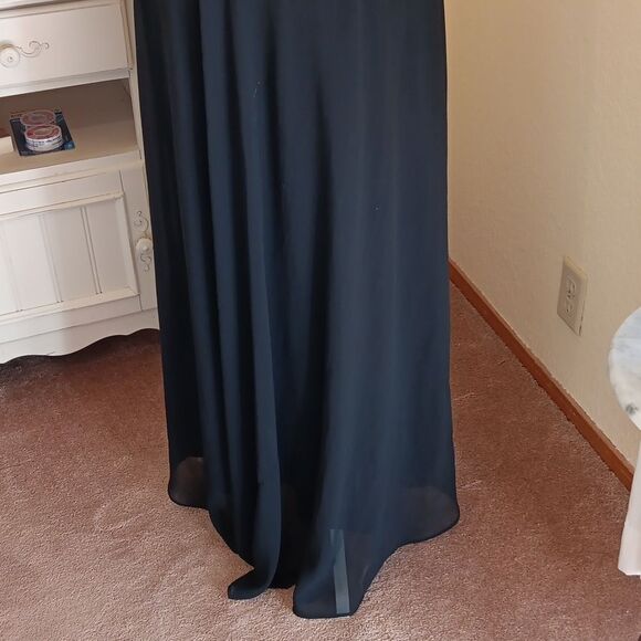 Alex Evenings Black Evening Dress, Old Hollywood, Whimsigoth, Elegant Evening - Picture 9 of 13